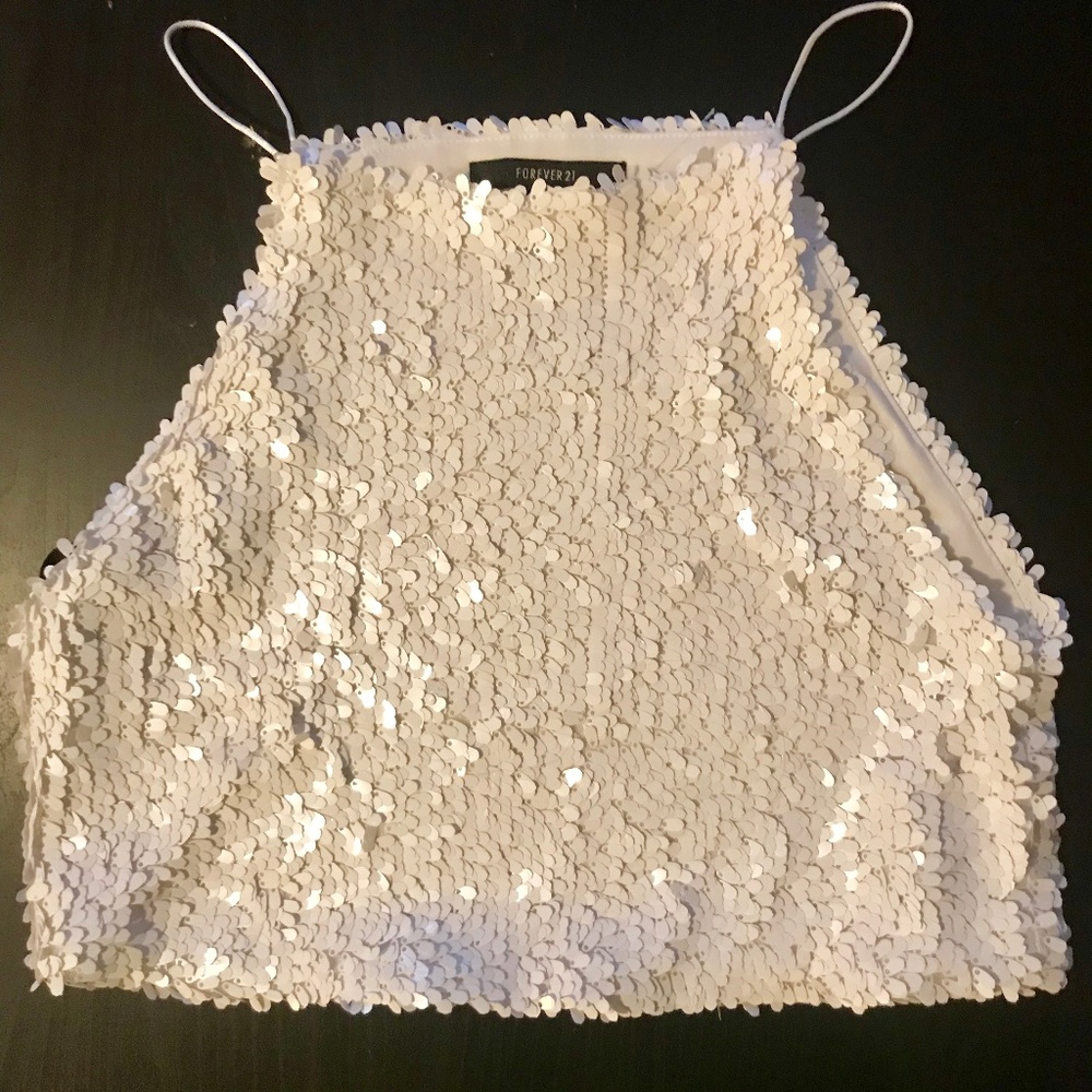 Sequin Crop top